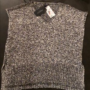 Lafayette 148 short sleeve sweater